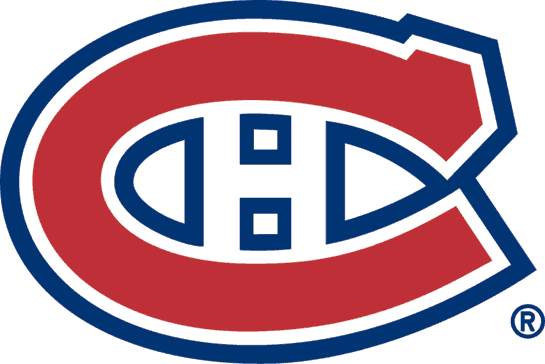 Red White and Blue C Logo - Montreal Canadiens Primary Logo (1957) - A red C outlined in white ...
