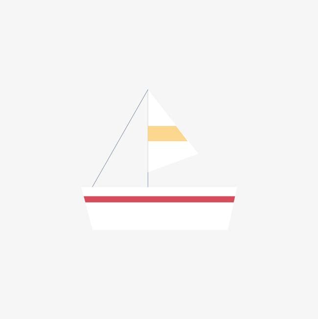 Red White Boat Logo - A Sailing Boat In Red And White, Boat Vector, Gules, White PNG and ...