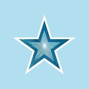 Blue and White Square Logo - Blue And White Stars Cushions - Decorative & Throw Cushions | Zazzle UK