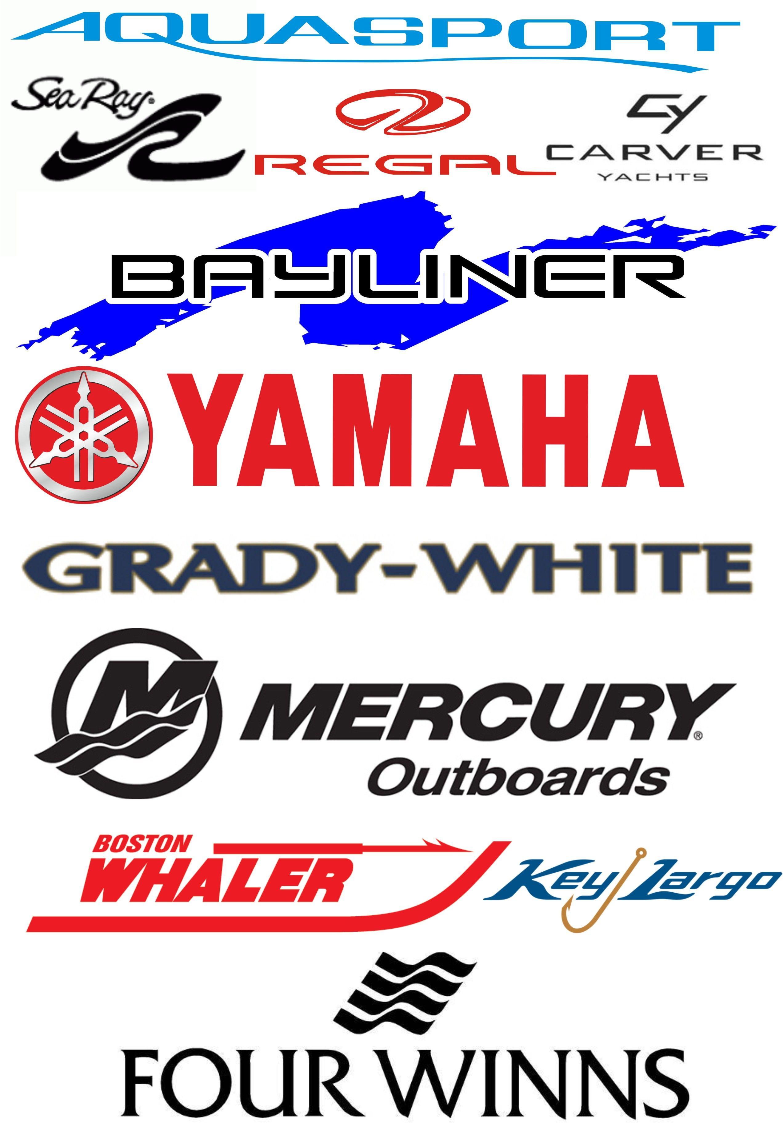 Red White Boat Logo - Manufacturer logo