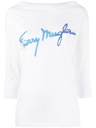 Thierry Mugler Logo - Thierry Mugler Vintage logo T-shirt $126 - Buy Online - Mobile ...