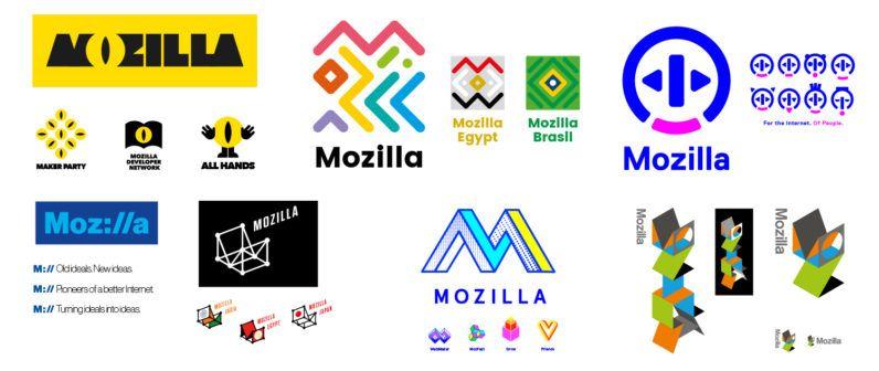 Mozilla Logo - Mozilla open-sourced its logo redesign, and here are the finalists