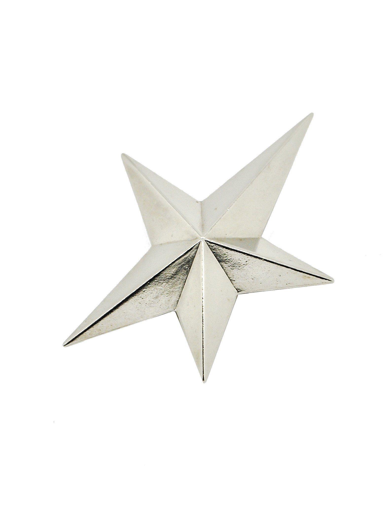 Thierry Mugler Logo - Thierry Mugler Vintage Silver Star Brooch Amarcord Vintage
