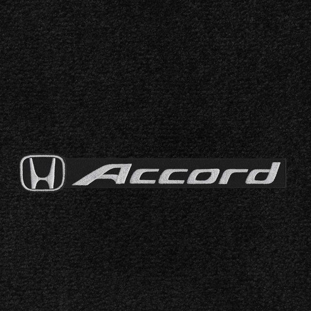 Honda Accord Logo - Honda Accord 4pc Velourtex Carpet Floor Mat Set Color
