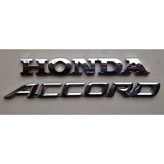 Honda Accord Logo - Buy Logo Honda Accord Car Monogram Logo Emblem Chrome Badge Online