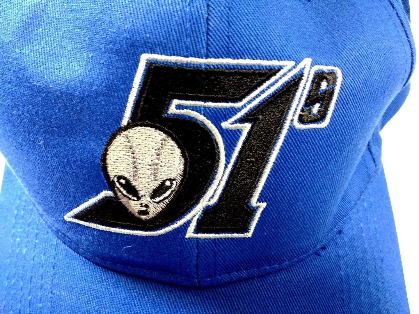 Las Vegas 51s Logo - Las Vegas 51s Minor League Baseball Team Hat Blue with Alien Logo ...