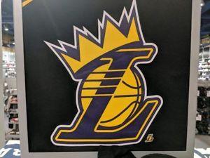 LeBron James Crown Logo - NWT Nike NBA LeBron James Los Angeles Lakers Black Crown King Shirt ...