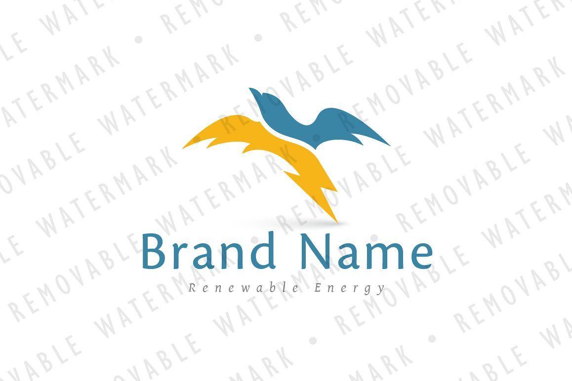 Bird Logo - Lightning Bird Logo