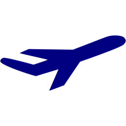Dark Blue Airline Logo - Navy blue airplane 6 icon - Free navy blue airplane icons