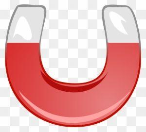 Red Horseshoe Logo - Horseshoe Clipart Horseshoe Magnet Art Transparent PNG