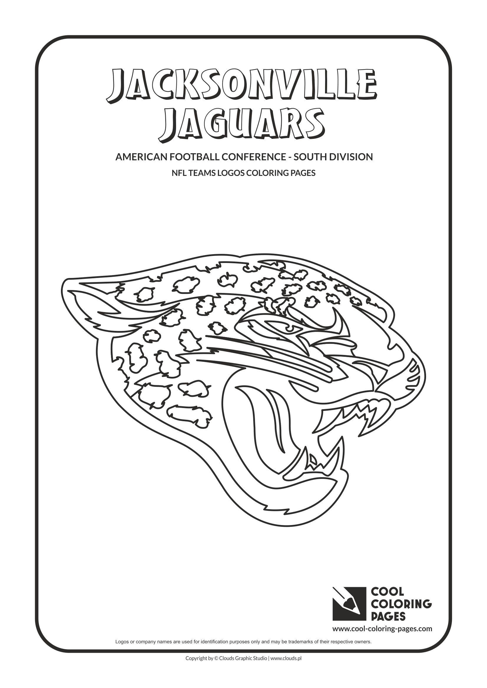 Cool Jaguars Logo - Cool Coloring Pages Nfl Teams Logos Jacksonville Jaguars Of Football ...