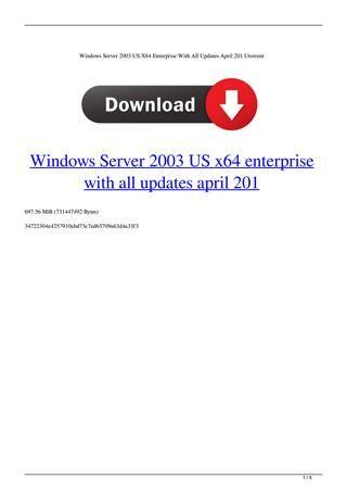 Windows Server 2003 Us Logo - Windows Server 2003 US X64 Enterprise With All Updates April 201