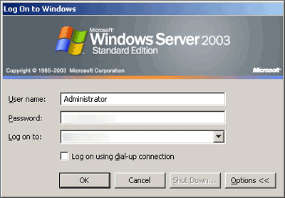 Windows Server 2003 Us Logo - Reset Forgot Windows Server 2003 Raid Password with Reset Disk