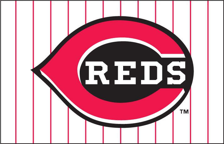 Baseball From Red C Logo - Cincinnati Reds Wordmark Logo (1999) in white inside red C
