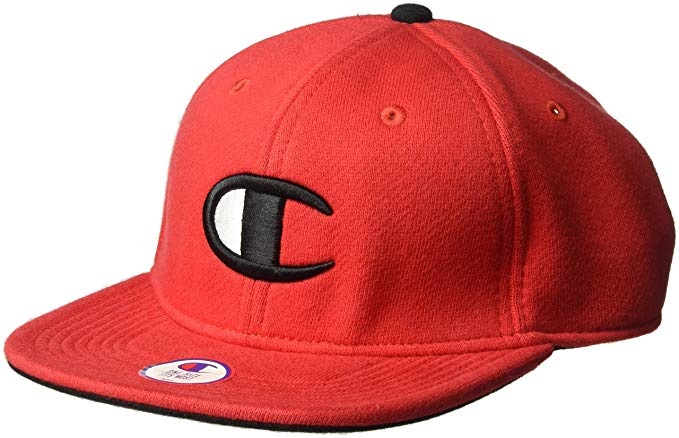 Baseball From Red C Logo - Champion LIFE Men's Reverse Weave Baseball Hat-Big C Logo, Scarlet ...