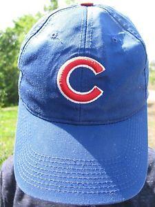 Baseball From Red C Logo - YOUTH Cap Team MLB Chicago Cubs Royal Blue with Red C Adjustable