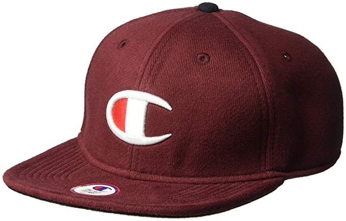 Baseball From Red C Logo - Champion LIFE Men's Reverse Weave Baseball Hat Big C Logo, Maroon