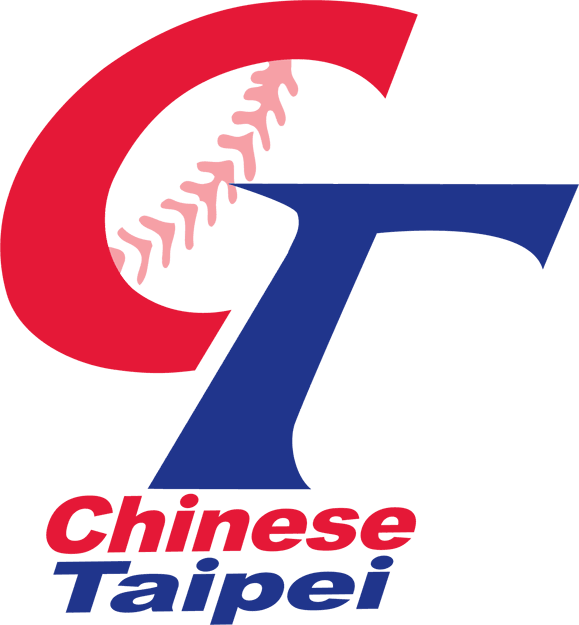 Baseball From Red C Logo - Chinese Taipei Primary Logo (2006) - A red 'C' next to a blue 'T ...