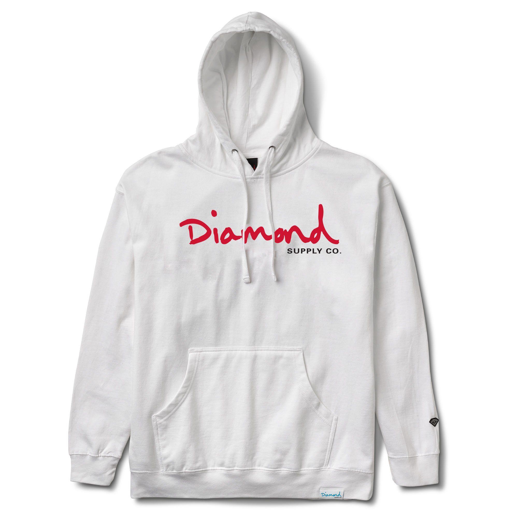 Diamond Supply Co Script Logo - OG Script Pullover Hoodie - Diamond Supply Co.