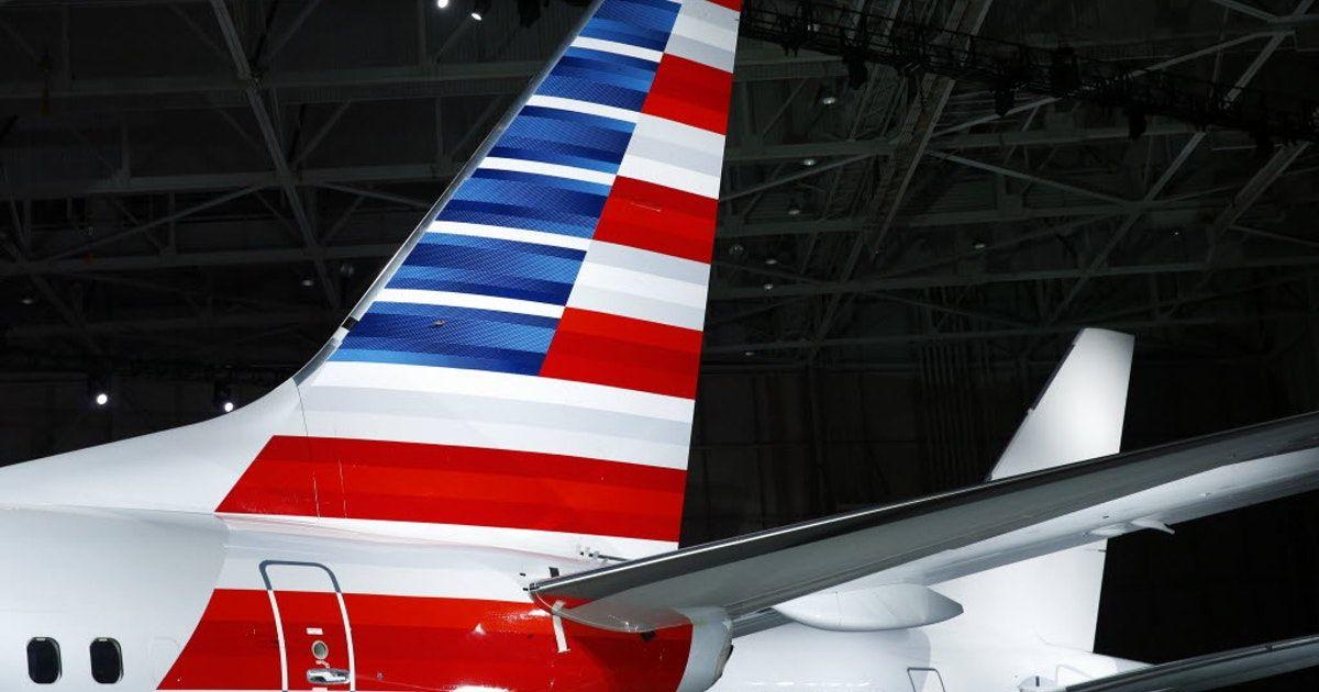 American Flag Airline Logo - American Airlines' employees vote to keep the flag tail design on ...