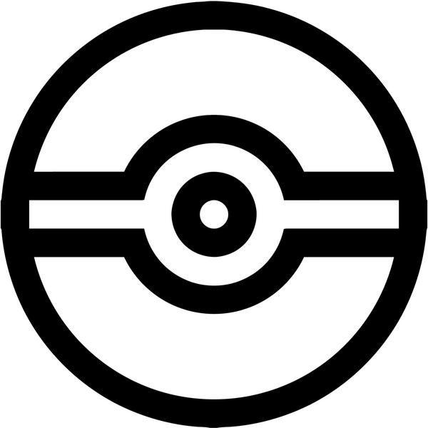 Pokeball Logo - Pokemon Logo Pokeball Gaming Vinyl Decal Sticker