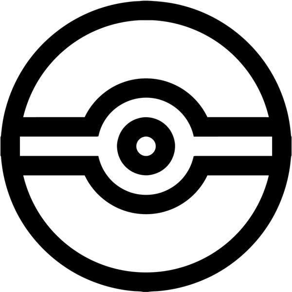 Pokeball Logo - Pokemon Logo Pokeball Gaming Vinyl Decal Sticker