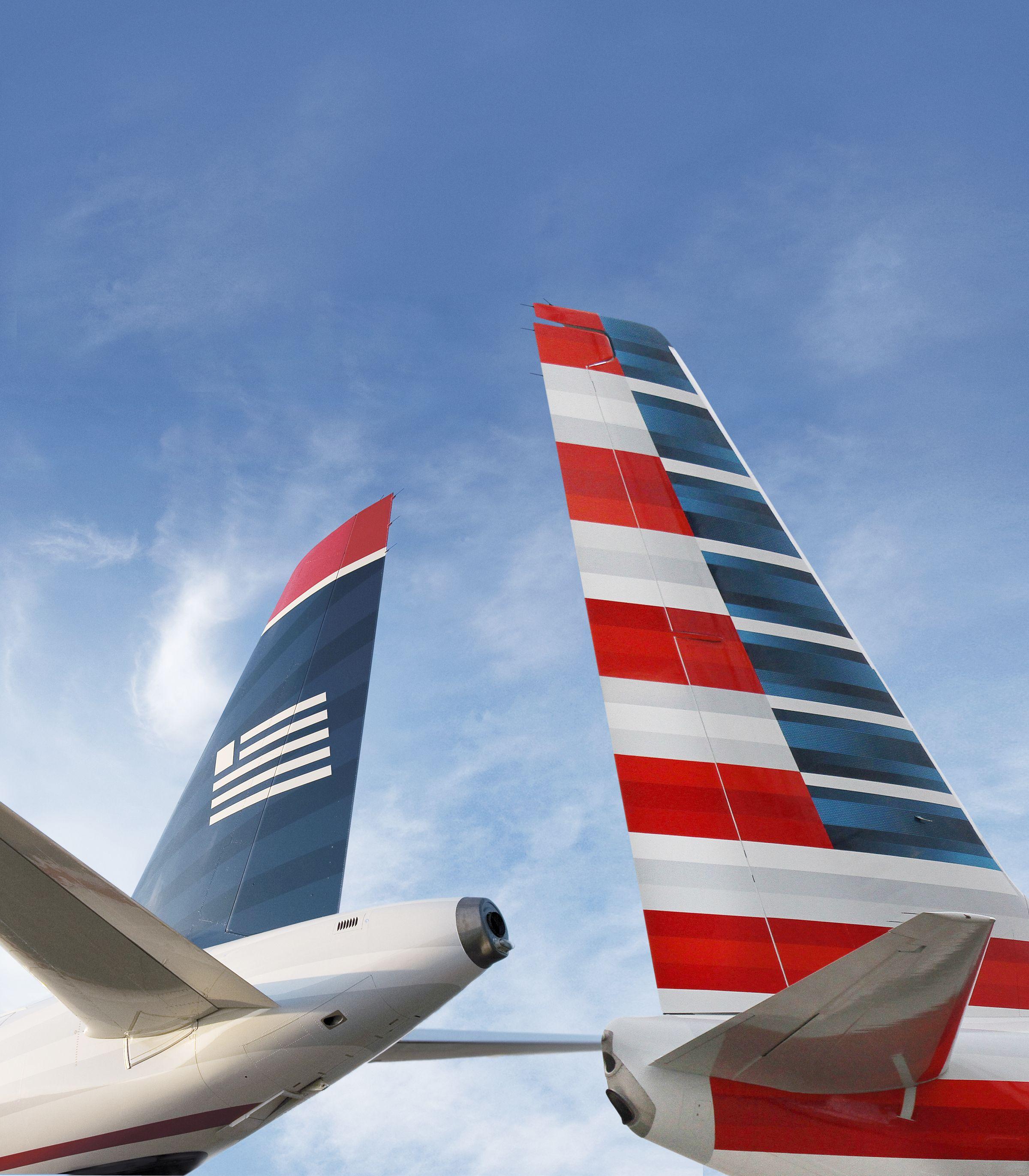 American Flag Airline Logo - Boards Pull Trigger on American, US Air Merger. Air Transport News