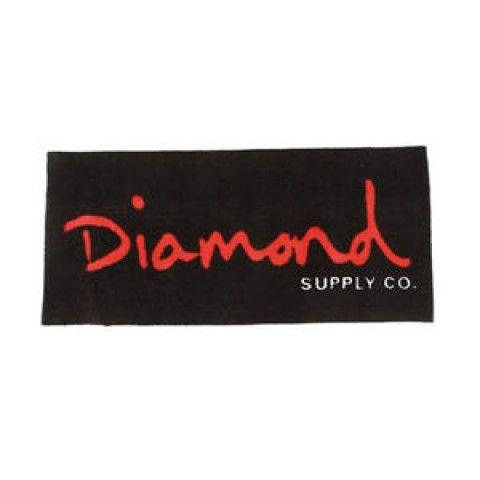 Diamond Supply Co Script Logo - DIAMOND SUPPLY CO OG SCRIPT RUG - BLACK - English
