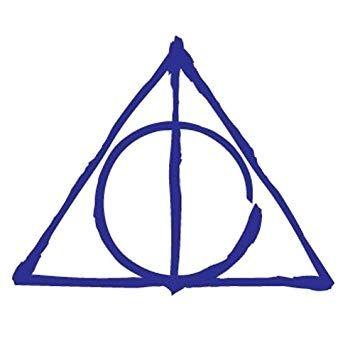 Triangle Harry Potter HP Logo - BargainMax Deathly Hallows HP Decal Notebook Car Laptop