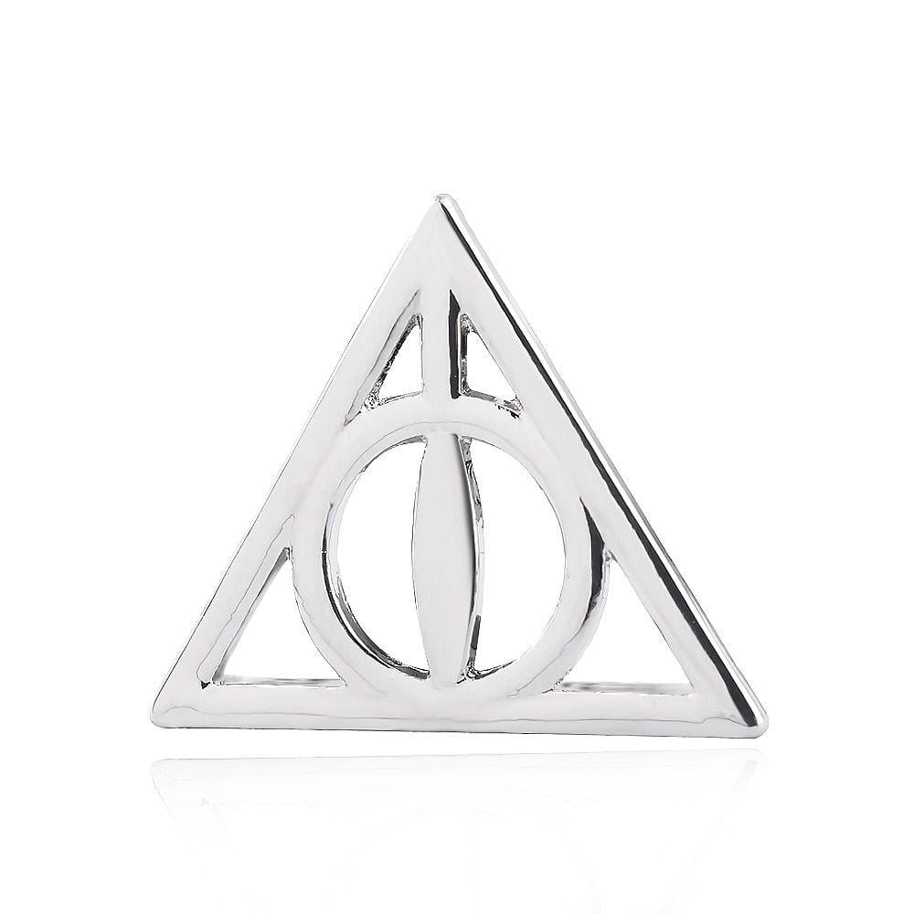 Triangle Harry Potter HP Logo - HP Potter fans Badge Brooch pin Harry The Deathly Hallows Triangle ...
