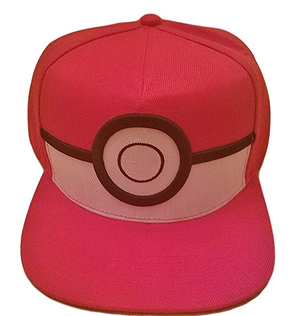 Pokeball Logo - Amazon.com: Pokemon POKEBALL Logo Adjustable Snapback Cap/Hat: Clothing