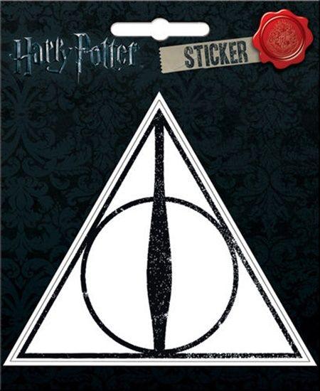 Triangle Harry Potter HP Logo - Harry Potter The Deathly Hallows Logo Image Peel Off Sticker Decal ...