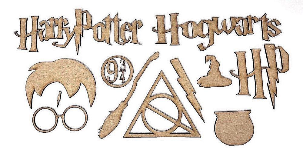 Triangle Harry Potter HP Logo - Harry Potter Mega Pack, Wording,cauldron,hair,glasses,broomstick,HP ...