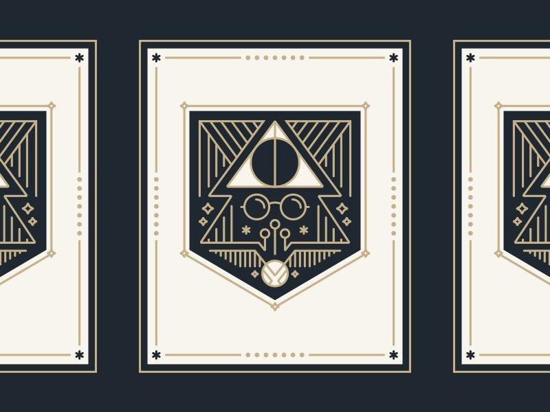 Triangle Harry Potter HP Logo - Harry Potter Poster by Lucas Fields | Dribbble | Dribbble