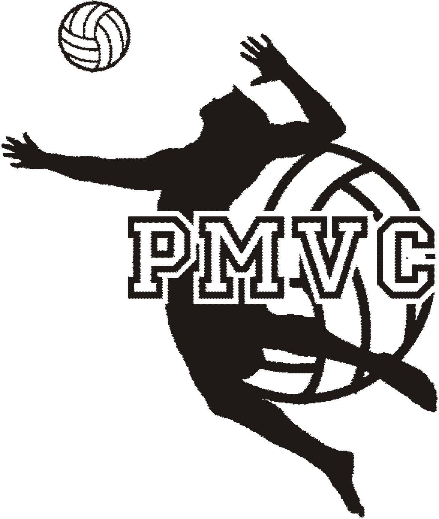 Black and White Volleyball Logo - volleyball logos | PMVC Volleyball Launch Week at Tor Bridge ...