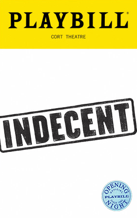 I Can Use Playbill Logo - Indecent the Broadway Play Limited Edition Official Opening Night