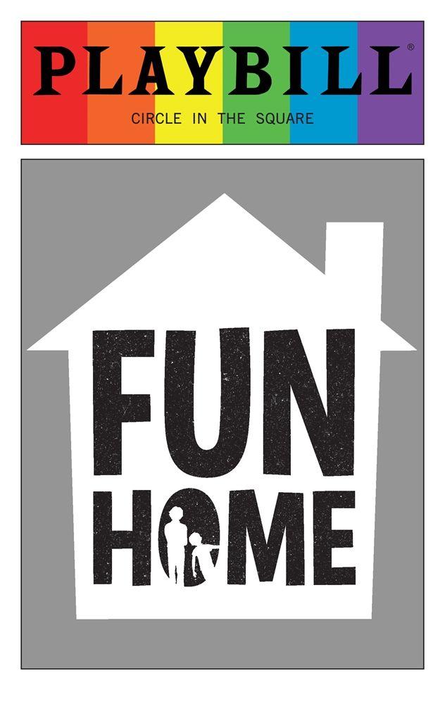 I Can Use Playbill Logo - Fun Home 2016 Playbill with Rainbow Pride Logo