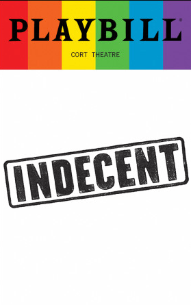 I Can Use Playbill Logo - Indecent 2017 Playbill with Rainbow Pride Logo