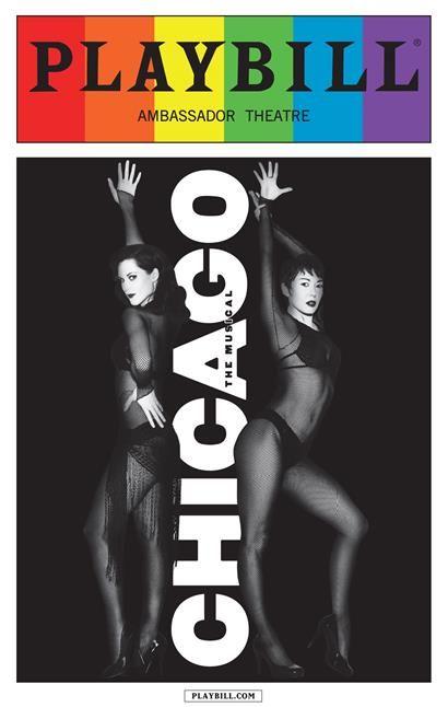 I Can Use Playbill Logo - Chicago the Musical 2015 Playbill with Rainbow Pride Logo