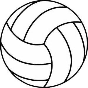 Black and White Volleyball Logo - free volleyball clipart black and white image. volleyball