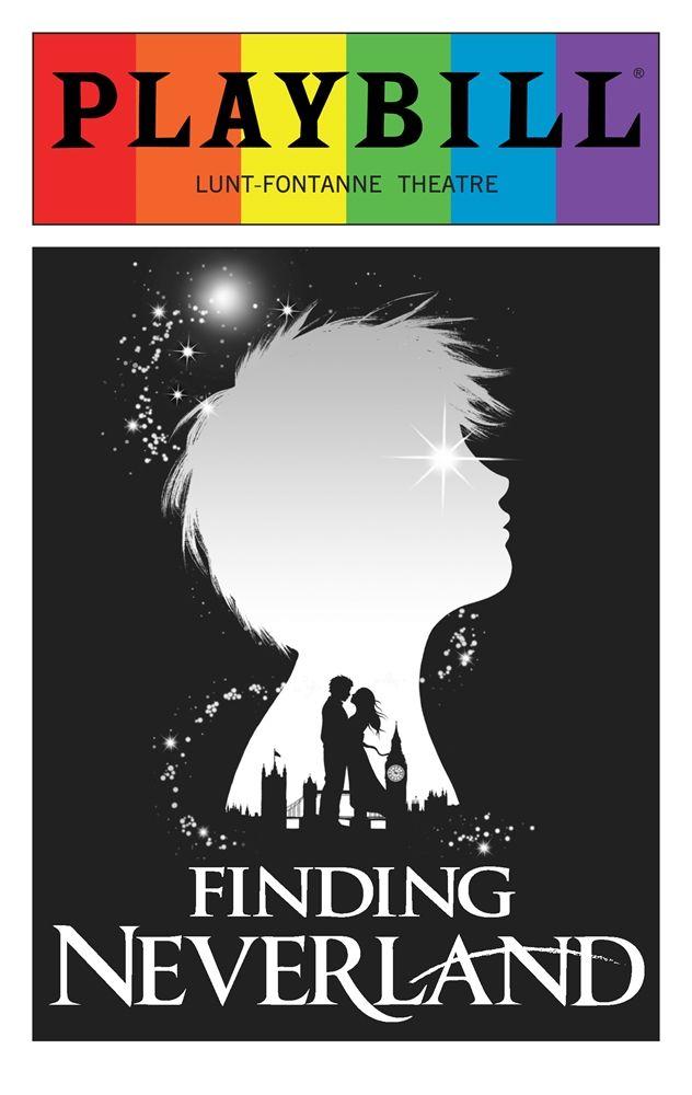 I Can Use Playbill Logo - Finding Neverland 2016 Playbill with Rainbow Pride Logo