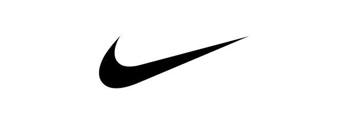 Black Nike Logo - Maximum message using the minimum of means