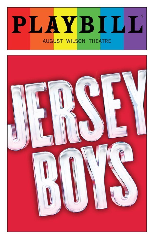 I Can Use Playbill Logo - Jersey Boys 2016 Playbill with Rainbow Pride Logo