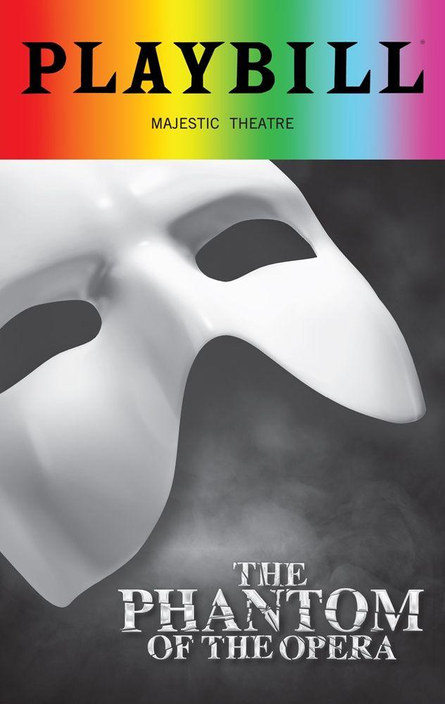 I Can Use Playbill Logo - Phantom of the Opera 2018 Playbill with Rainbow Pride Logo