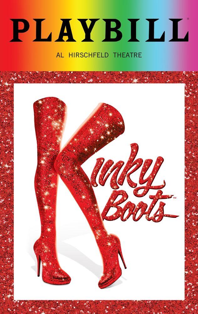 I Can Use Playbill Logo - Kinky Boots 2018 Playbill with Rainbow Pride Logo