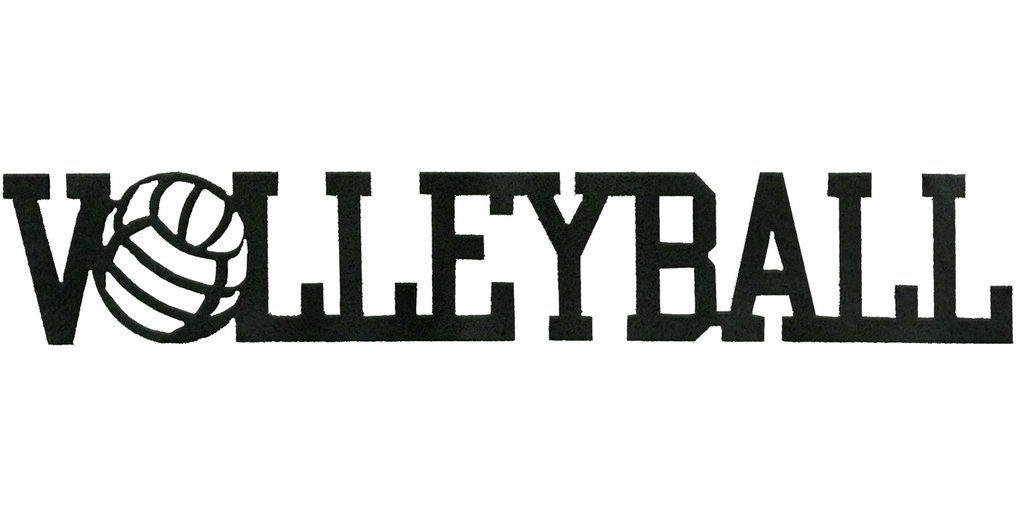 Black and White Volleyball Logo - volleyball word - Under.fontanacountryinn.com