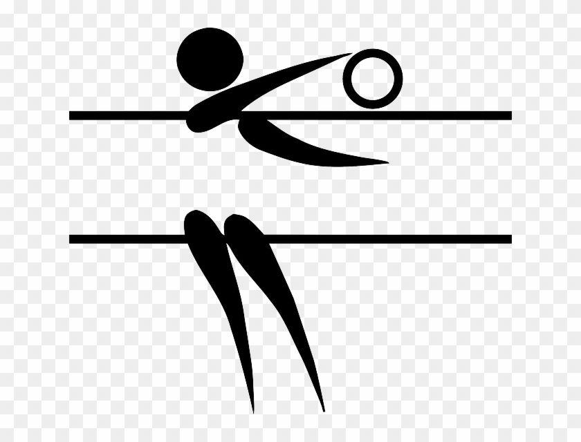Black and White Volleyball Logo - Symbol, Sport, Cartoon, Ball, Symbols, Logos - Volleyball Clipart ...