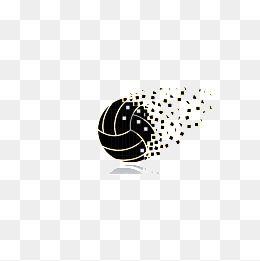 Black and White Volleyball Logo - Volleyball Png, Vectors, PSD, and Clipart for Free Download | Pngtree