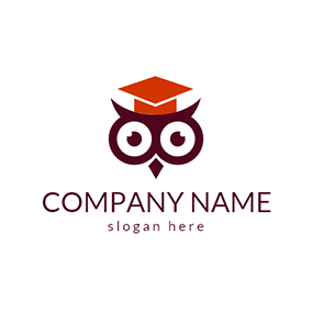 Purple and Organge Company Logo - Free Education Logo Designs | DesignEvo Logo Maker