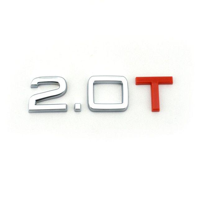 2.0T Logo - High quality,modified car sticker for audi 